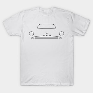 Sunbeam Alpine Series I-III classic 1960s British car black minimal outline graphic T-Shirt